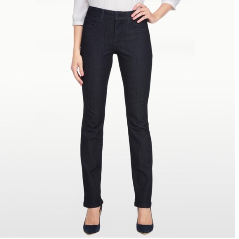 NYDJ Lightweight Denim Billie Mini Bootcut Jeans - Picture 1 of 8